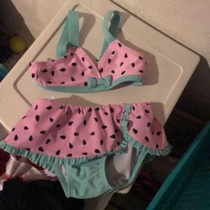 Toddler bathing suit watermelon pattern